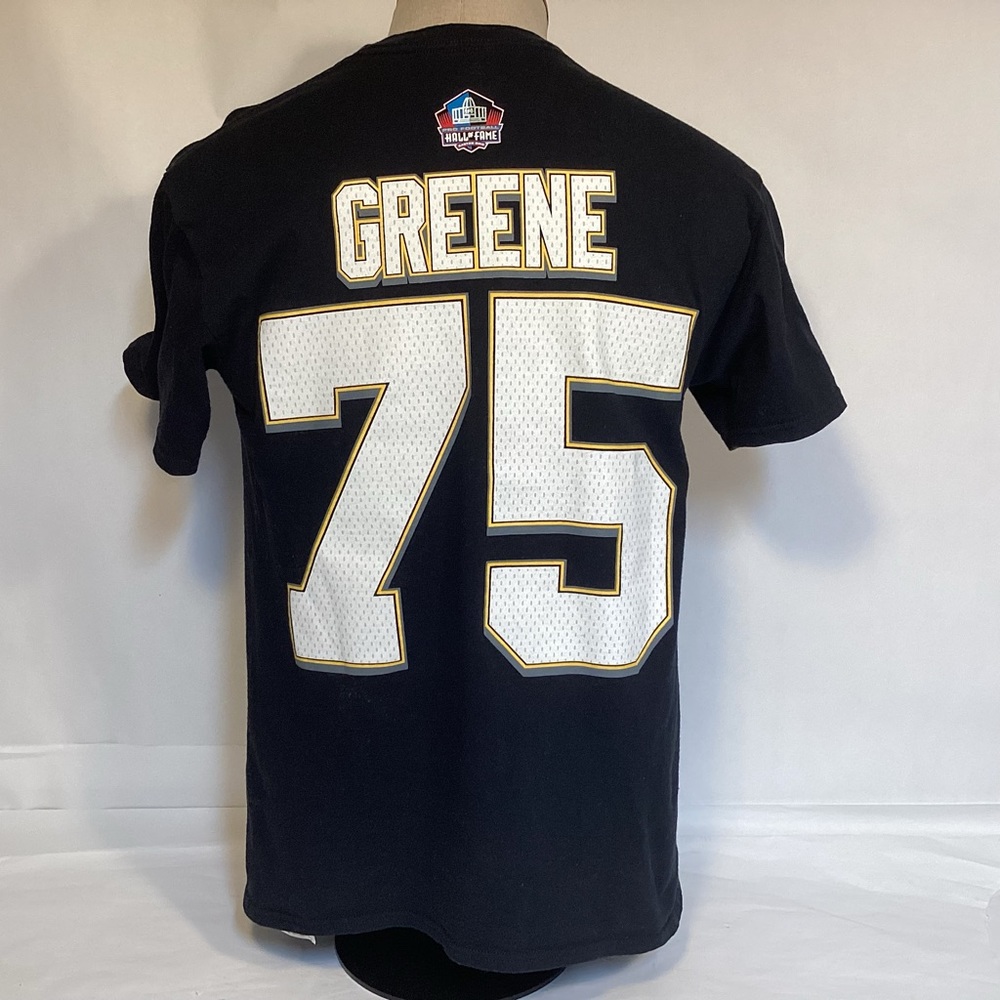 Pittsburgh Steelers 75 Joe Greene Pro Football Hall of Fame T-shirt size medium